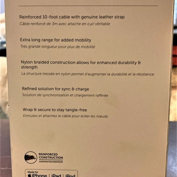 Native Union 10' Cable XL USB-A to Lightning belt cable - Picture 2 of 2